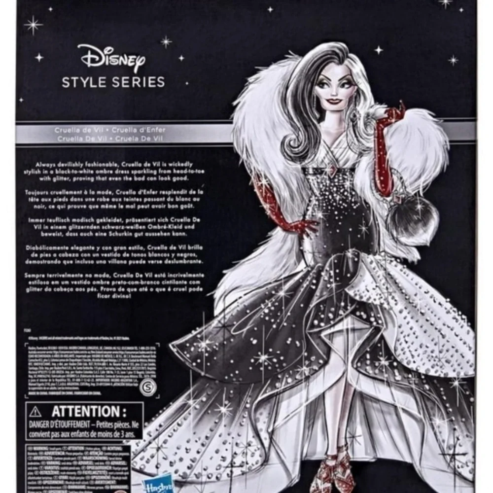 Disney Villains Style Series Cruella De Vil, Contemporary Style Fashion Doll